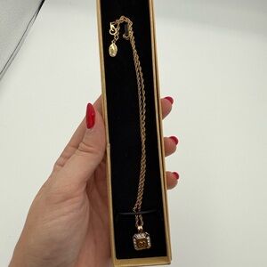 Vintage Valentino Gold Pendant Necklace